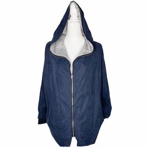 CUPSHE Soft Sueded Light Windbreaker Hooded Jacket